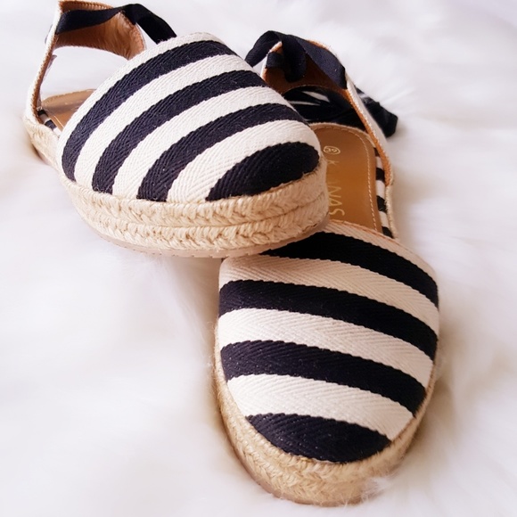 Kaanas Shoes - KAANAS Women's Ankle Tie Espadrilles